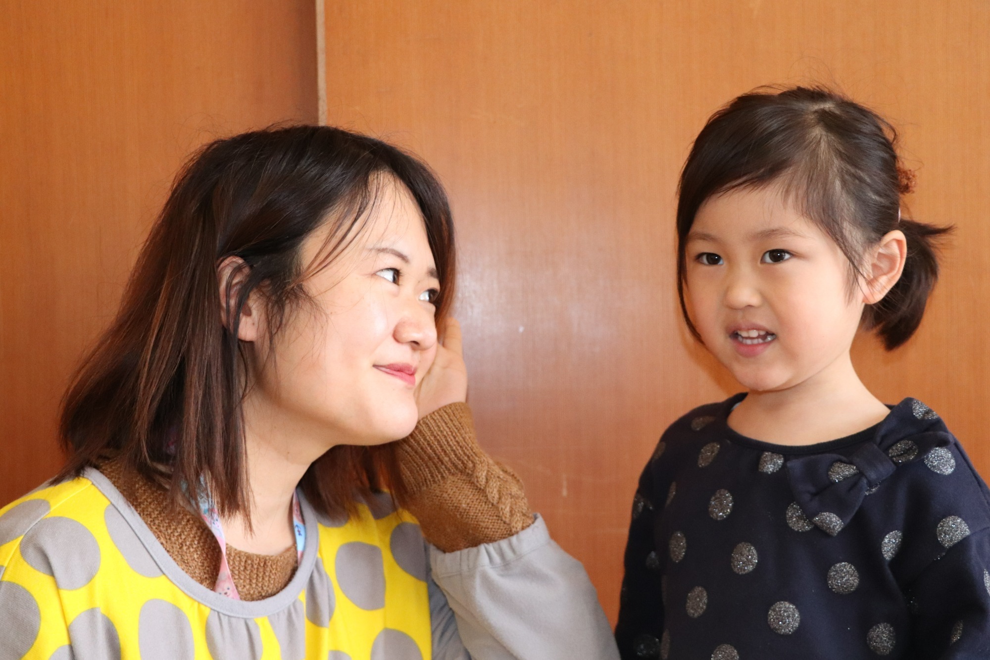 写真：「聞いて！」