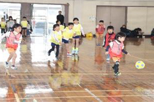 写真：サッカー教室